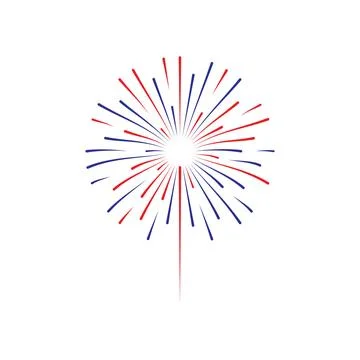Firework illustration design 스톡 일러스트