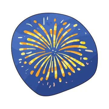 Firework illustration Stock Illustration