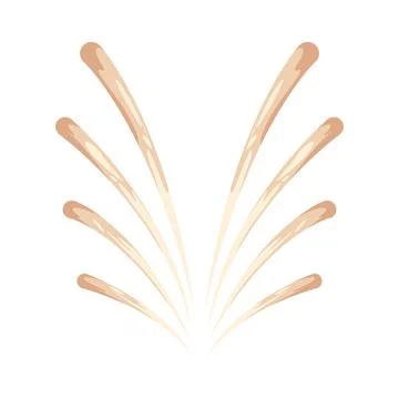 Firework illustration Illustrazione stock