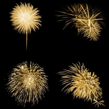 Firework isolated Stock Photos