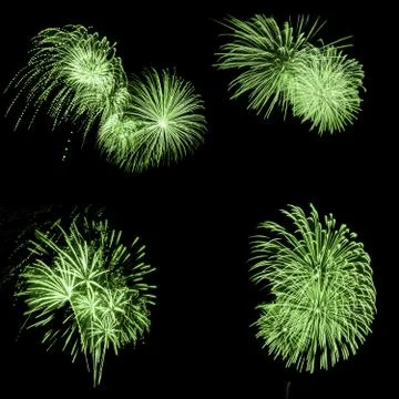 Firework isolated Stock Photos