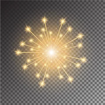 Firework lights Stock Illustration