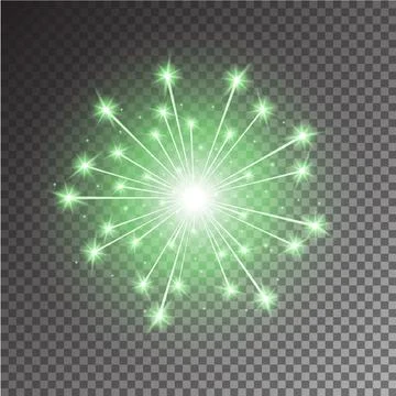 Firework lights Stock Illustration