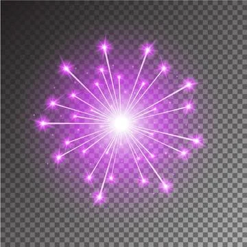 Firework lights Stock Illustration