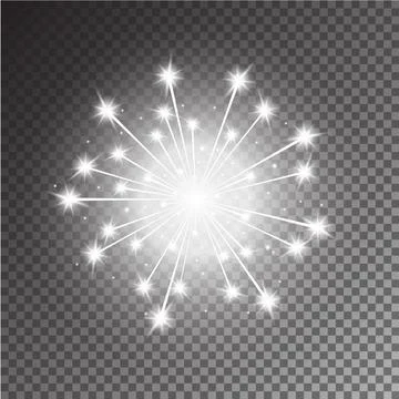 Firework lights Stock Illustration