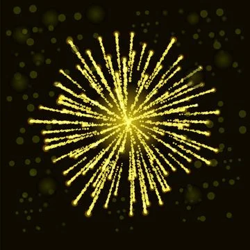 Firework Lights up the Sky Firework Lights up the Sky on Black Background ... Stock Photos