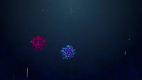 Firework Looping animated background. 1080p Stock Footage 258881138