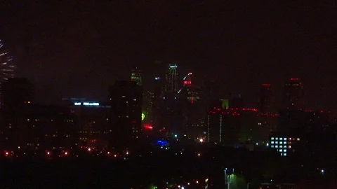 Firework in Moscow Stock Footage 91785954