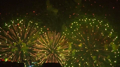 Firework in Moscow Stock Footage 91786021