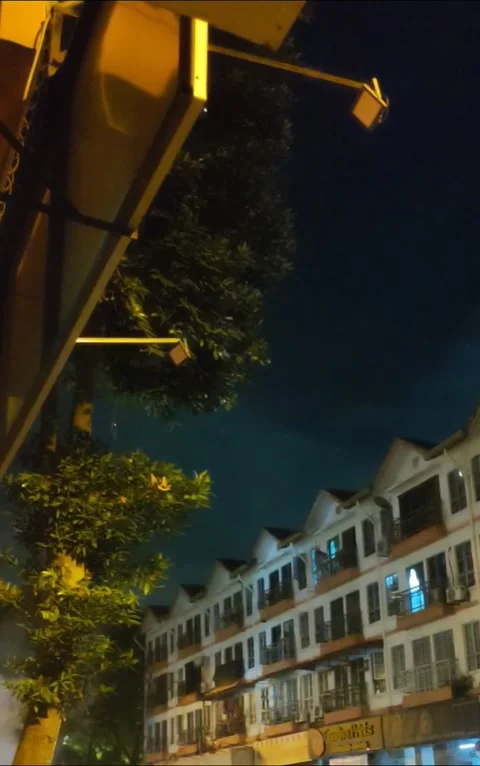 Firework near home Stock Footage 321503600