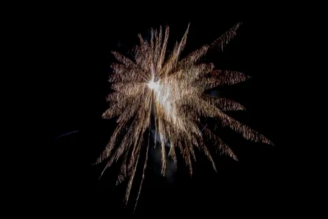 Firework at night Stock Photos