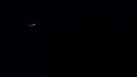 Firework at night sky Stock Footage 228804477