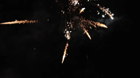 Firework or firecracker Stock Footage 49748273