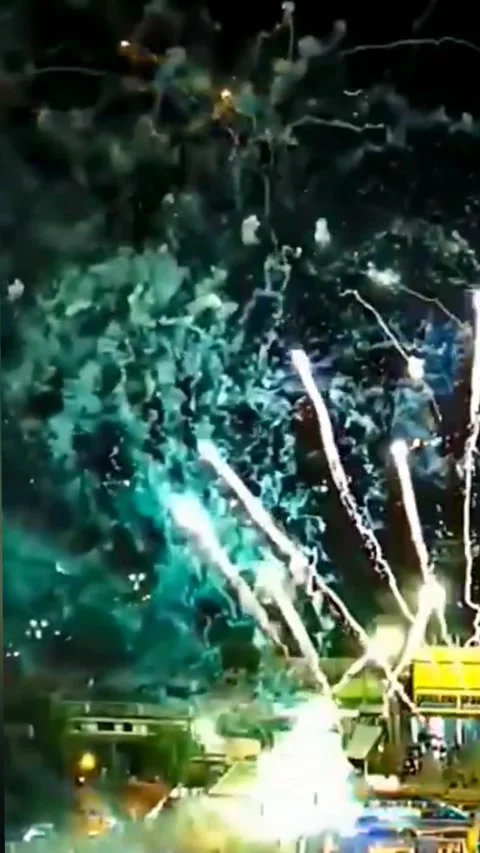 Firework party 動画素材 224100598