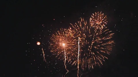 Firework at Pattaya Thailand Stock-Footage 91088922