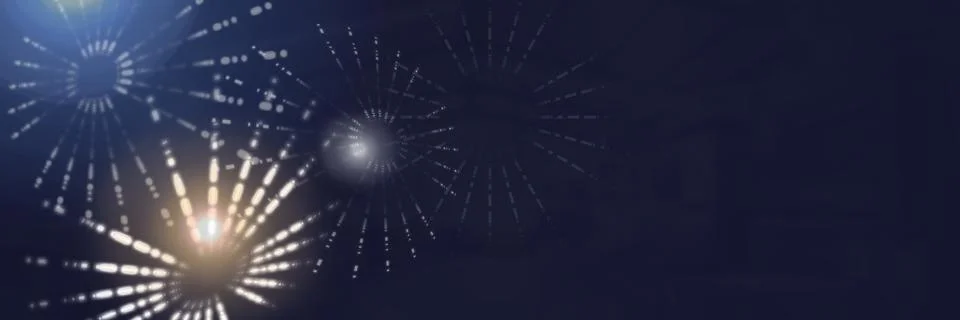 Firework pattern interface Illustrazione stock