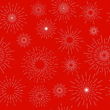 Firework pattern. New year celebrate. Festive background, congratulation Stockillustratie