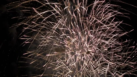 Firework pyrotechnic show Stock Footage 53807716