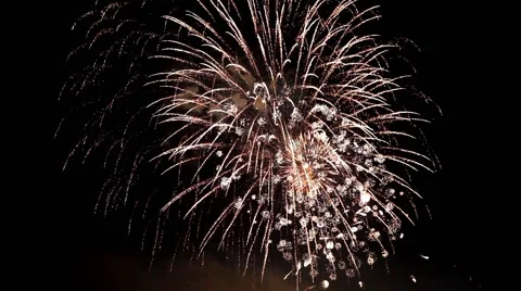 Firework pyrotechnic show Stock Footage 53807750