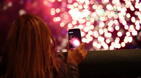 Firework pyrotechnic show Stock Footage 60735098