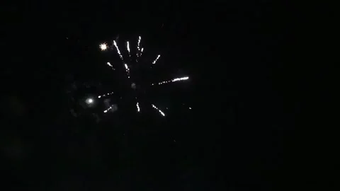 Firework real sound Stock Footage 228939645