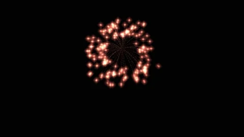 Firework red 3 in 1 Stock Footage 139154155