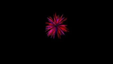 Firework red to blue Stock Footage 83278607