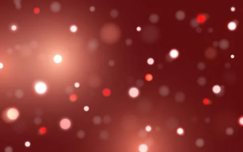 Firework red color bokeh soft light abstract background Stock Illustration