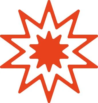 Firework red color icon 스톡 일러스트