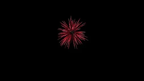 Firework red Stock Footage 83278683