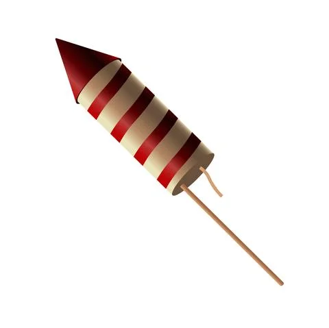 Firework rocket celebration party icon 스톡 일러스트