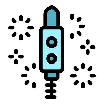 Firework rocket exploding with lights and sparks celebrating holiday Stock Illustration