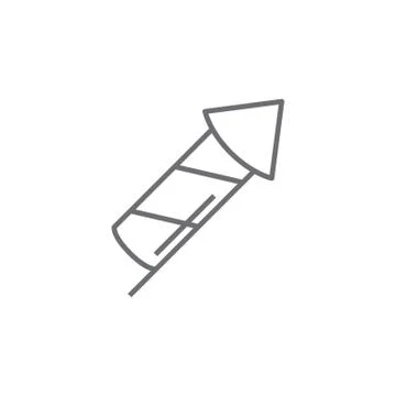 Firework Rocket Stock Illustration