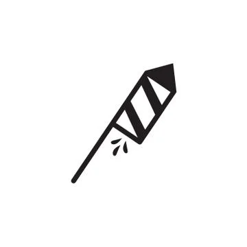 Firework Rockets Stock Illustration