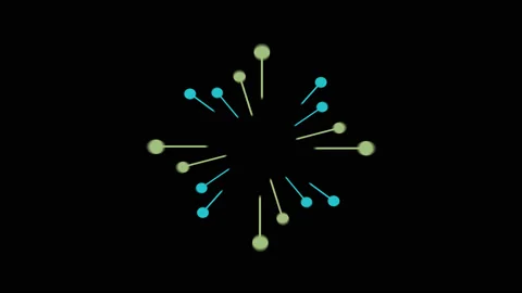 Firework Shape Elements with Alpha Channel. Stock Footage 114073854