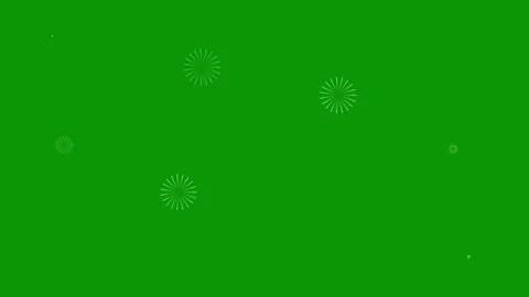 Firework shape motion graphic 4k effect circle burst green screen backgroun.. Stock Footage 337620594