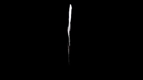 Firework shoots off into the sky then has weak result Stock Footage 80803621