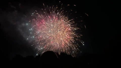 Firework Show Stock Footage 312698169