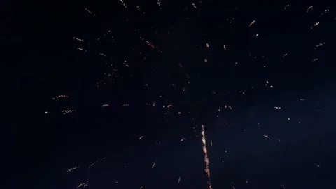 Firework show in light and sound festival. Stock Footage 149545160