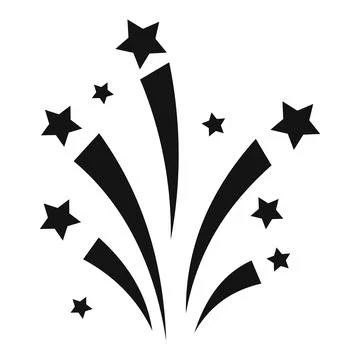 Firework simple icon イラスト素材