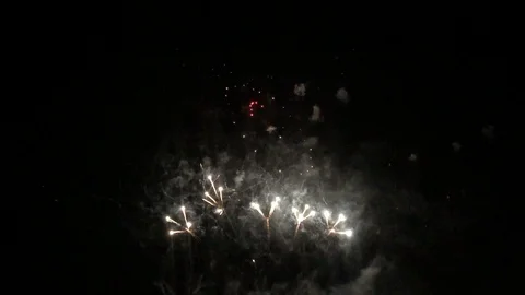 Firework on the sky Stock Footage 106924230