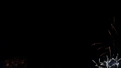 Firework on the sky Stock Footage 106925255