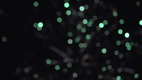 Firework Slow Motion Bokeh Stock Footage 165263097