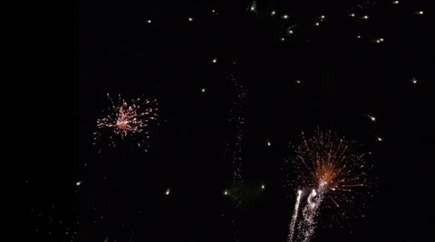 Firework in slow motion Video stock 22677479