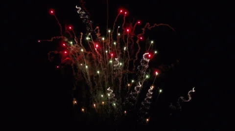 Firework in slow motion Stock Footage 22677553