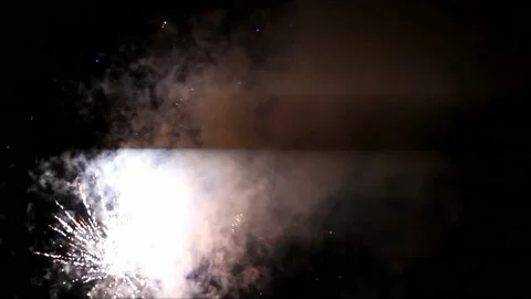 Firework with sound, 048, new year Stock Footage 221359541