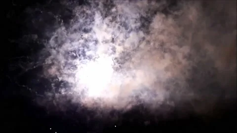 Firework with sound, 061, new year Stock Footage 226966088