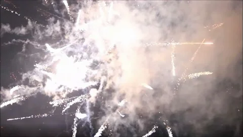Firework with sound, 068, new year Stock Footage 226895671