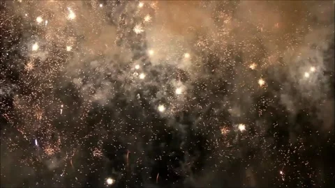 Firework with sound, 120,  new year Stock Footage 246207151