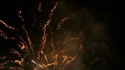 Firework with sound, new year Stock Footage 246224697